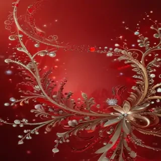sparkly red background