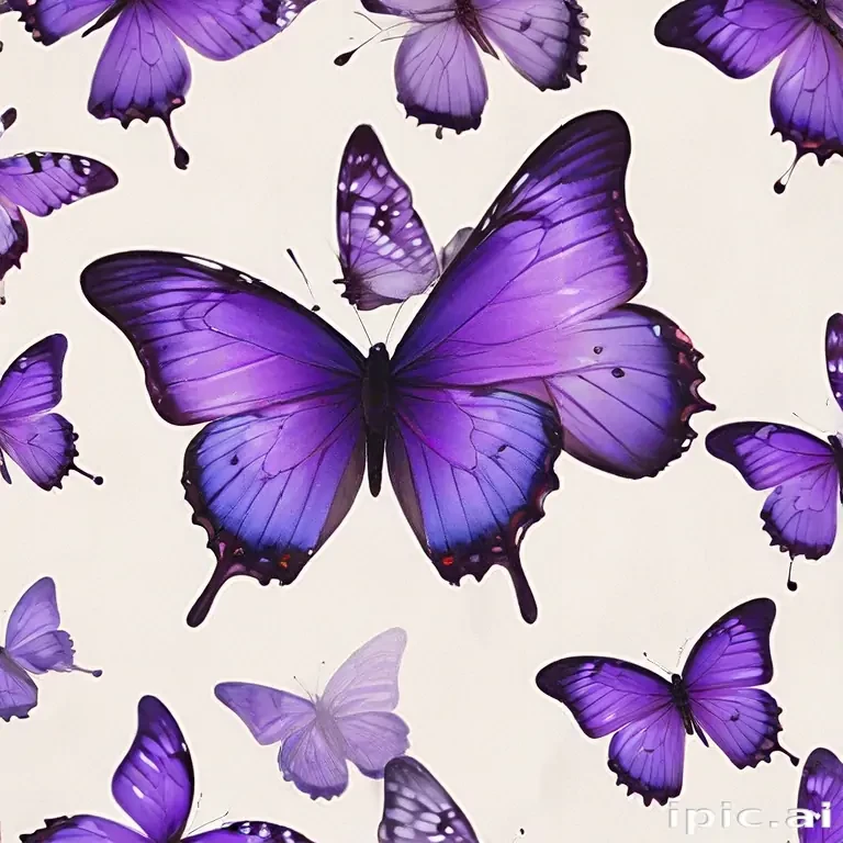 purple butterfly images