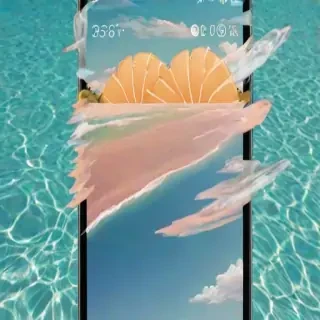 summer phone background
