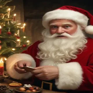 vintage santa images