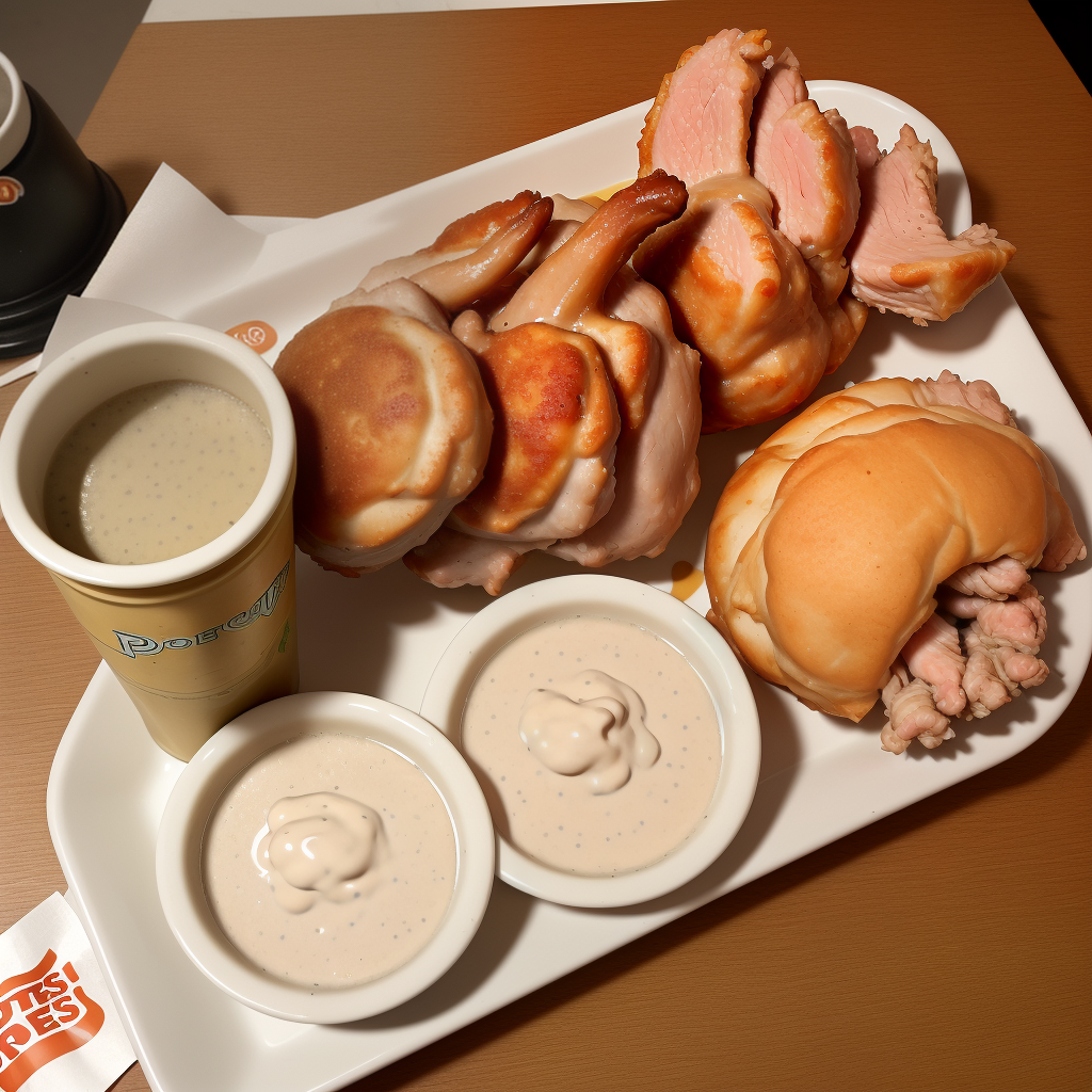does popeyes gravy have pork