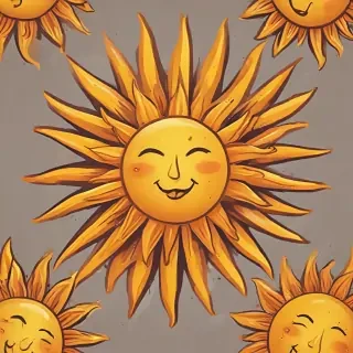 cartoon sun png