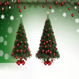 christmas trees transparent background