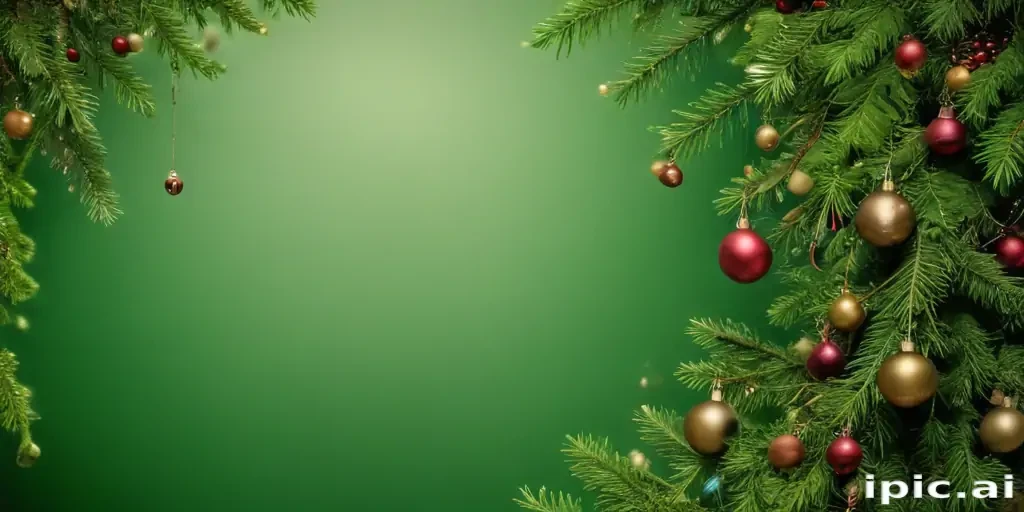 christmas background green