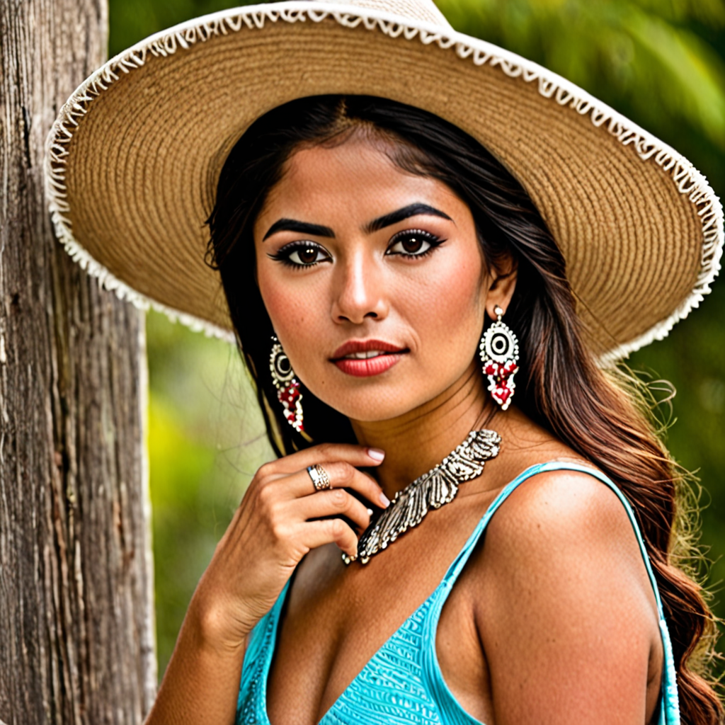 Beautiful mexican woman