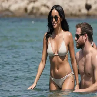 megan markle bikini