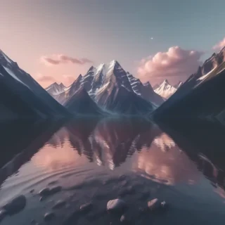 aesthetic mountain wallpaper
