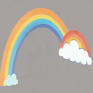 transparent background rainbow clipart