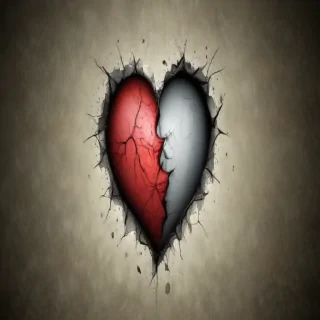 broken heart background