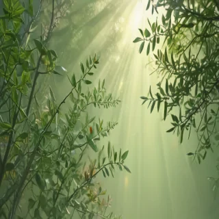 sage green backround