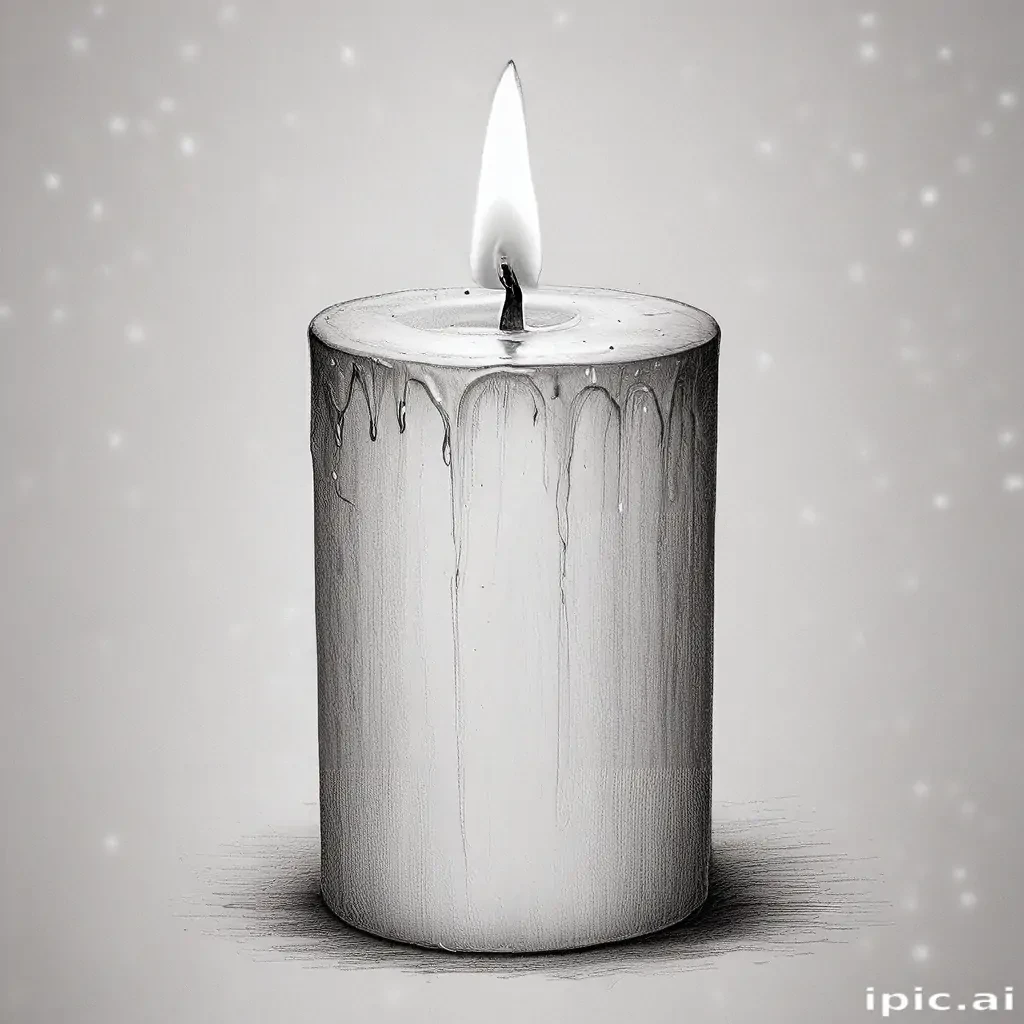 candle drawing