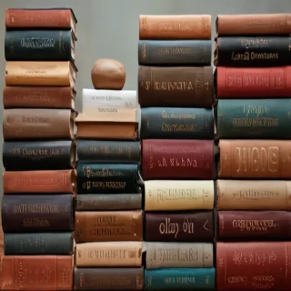 book stack png