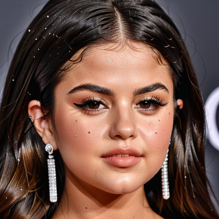 selena gomez cheek fillers
