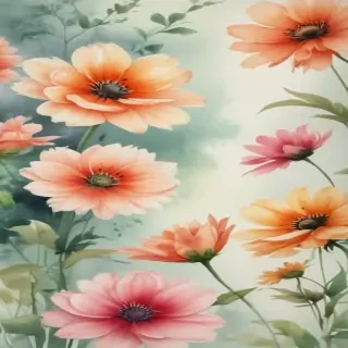flower watercolor background