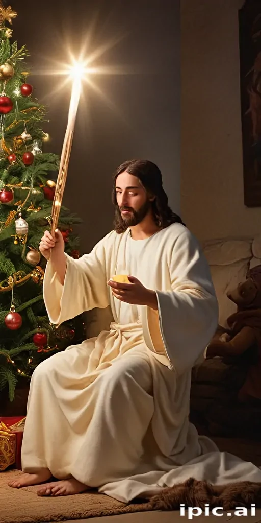 jesus at christmas images