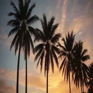 palm trees background