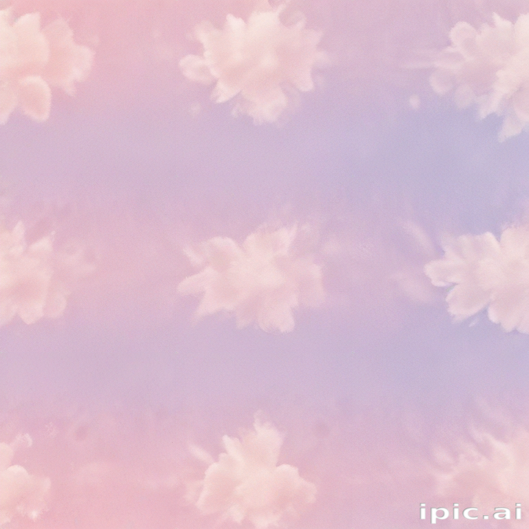 Delicate Floral Patterns Against a Soft Pastel Pink and Purple Background