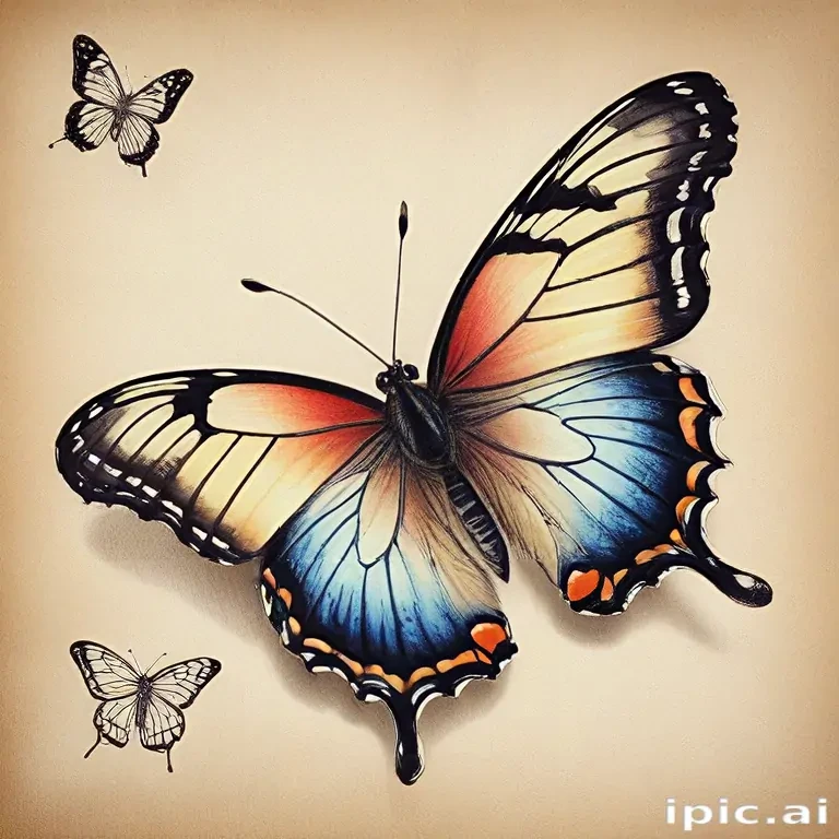 pictures of butterflies to draw