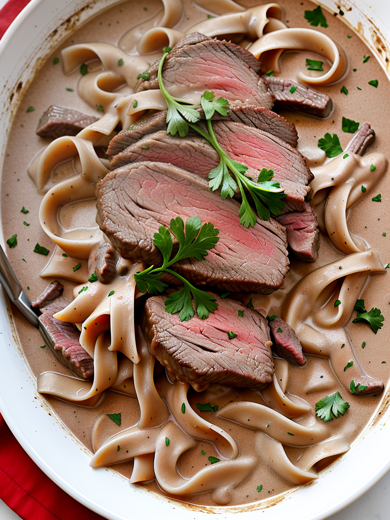 beef stroganoff with leftover prime rib