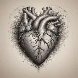 hand drawn heart