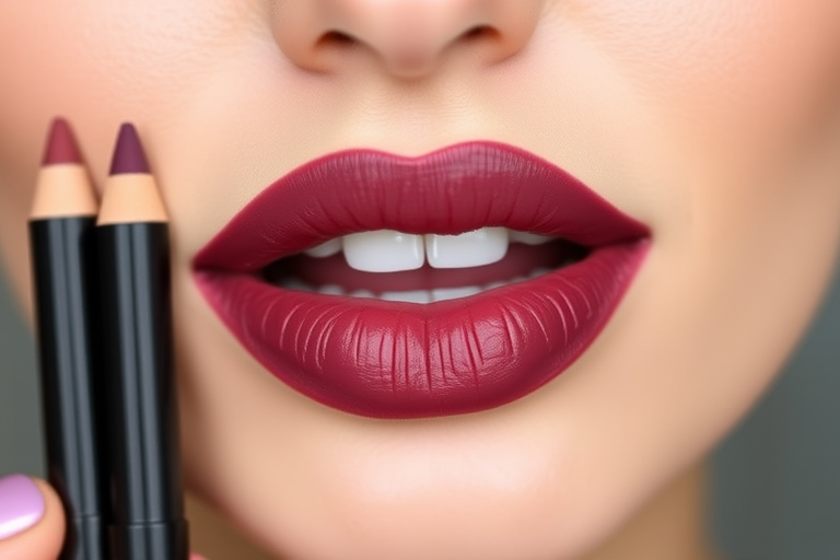 Chic "Monochrome Mauve" lip liner and lipstick duo provides perfectly matched, universally flattering color for a polished, coordinated lip look