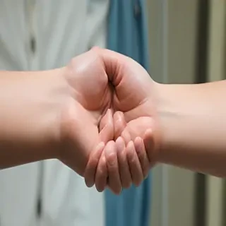 hospital patient hand pic