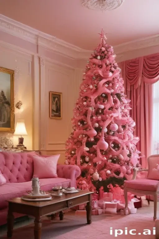 pink christmas pictures