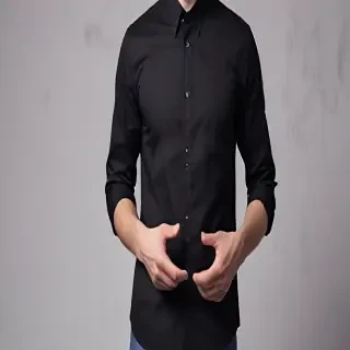 black mockup shirt