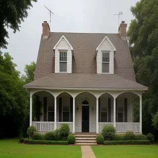 background of the house