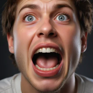 shocked face png