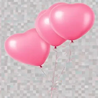 pink balloons png