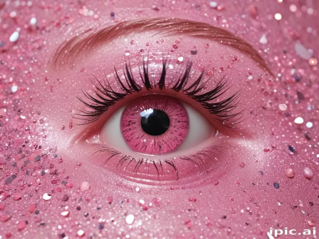 pink glitter aesthetic