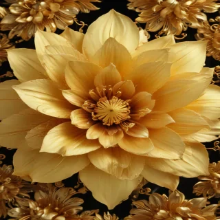 gold flower