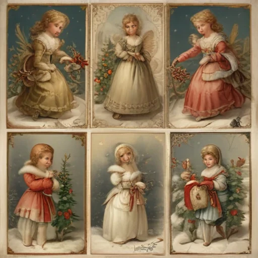 free printable vintage christmas images