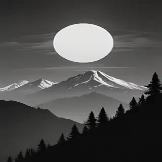 mountain silhouette