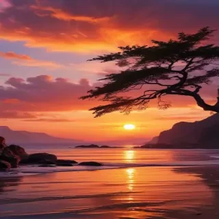 aesthetic sunset wallpapers