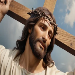 picture of jesus on cross