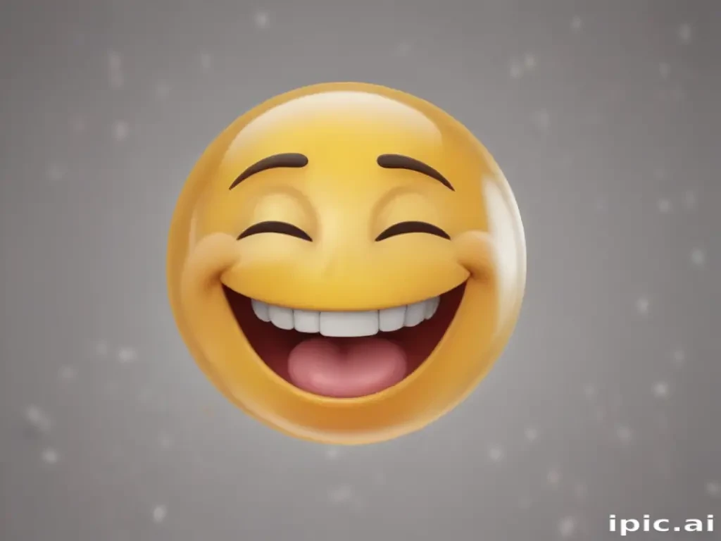 transparent laughing emoji