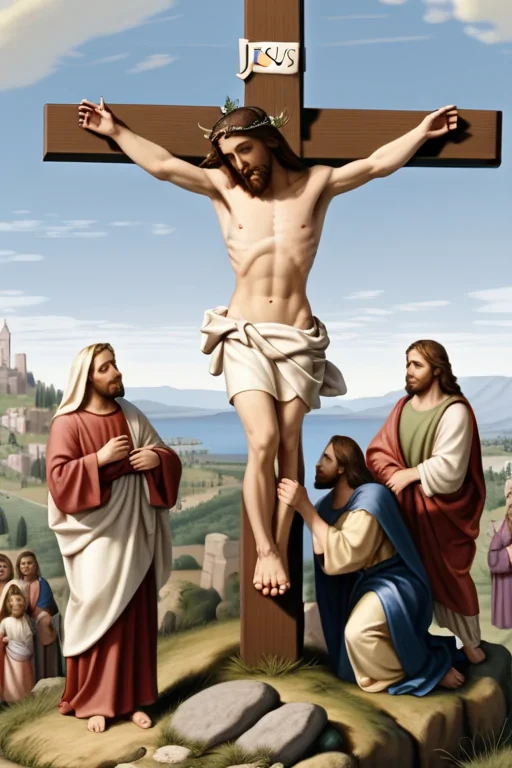 jesus on the cross clipart