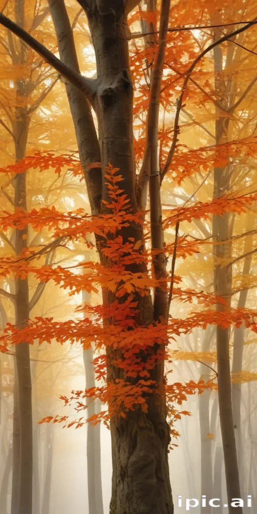 fall leaves aesthetic