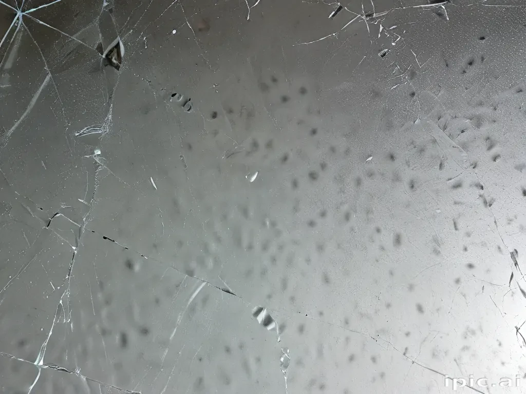 broken glass overlay