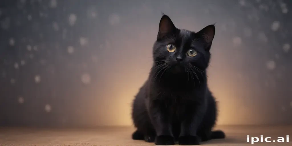cute black cat wallpaper