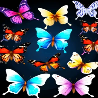 butterflies png