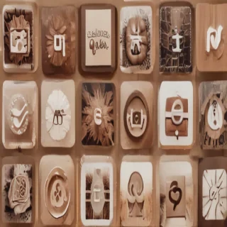 aesthetics brown instagram highlight icons
