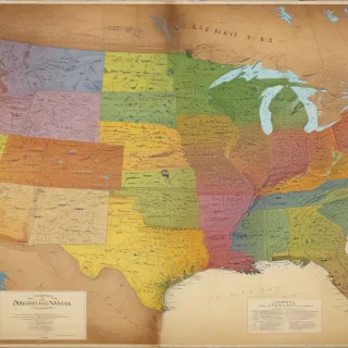map of united states of america