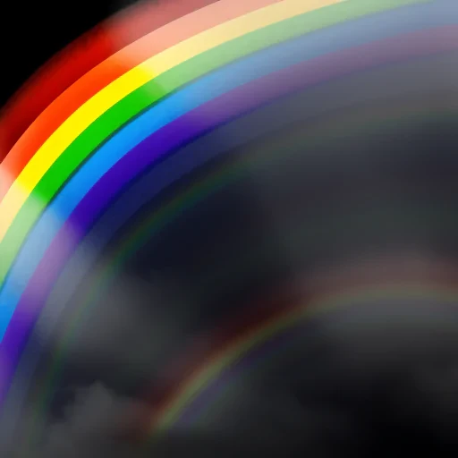 rainbow no background