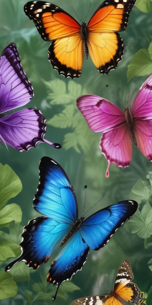 beautiful butterflies wallpaper