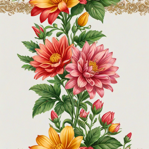 border flower png