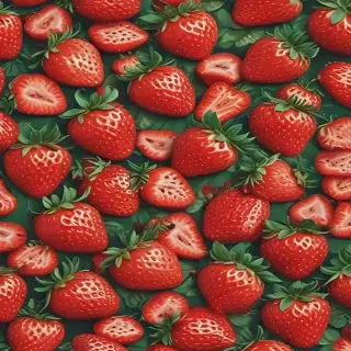 strawberry background aesthetic