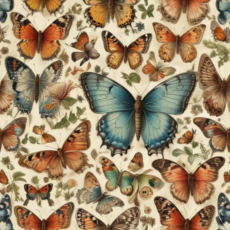vintage butterfly illustration